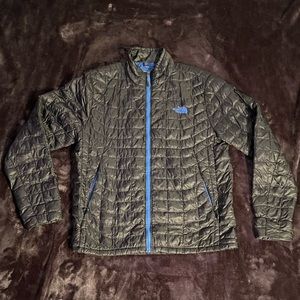 Black & Blue North Face self collapsing Jacket